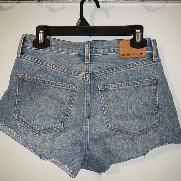 Denim Forum Blue Women's Jeans Shorts - Picture 2 of 4